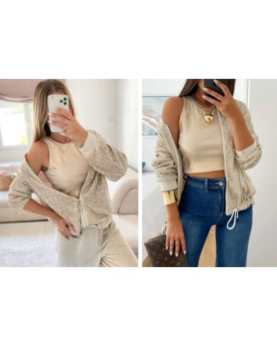 Bomber lentejuelas | Inicio |